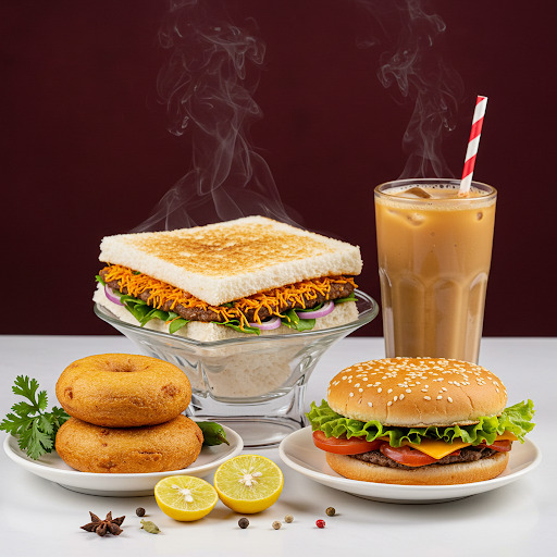 Goli Soda And Vada Pav